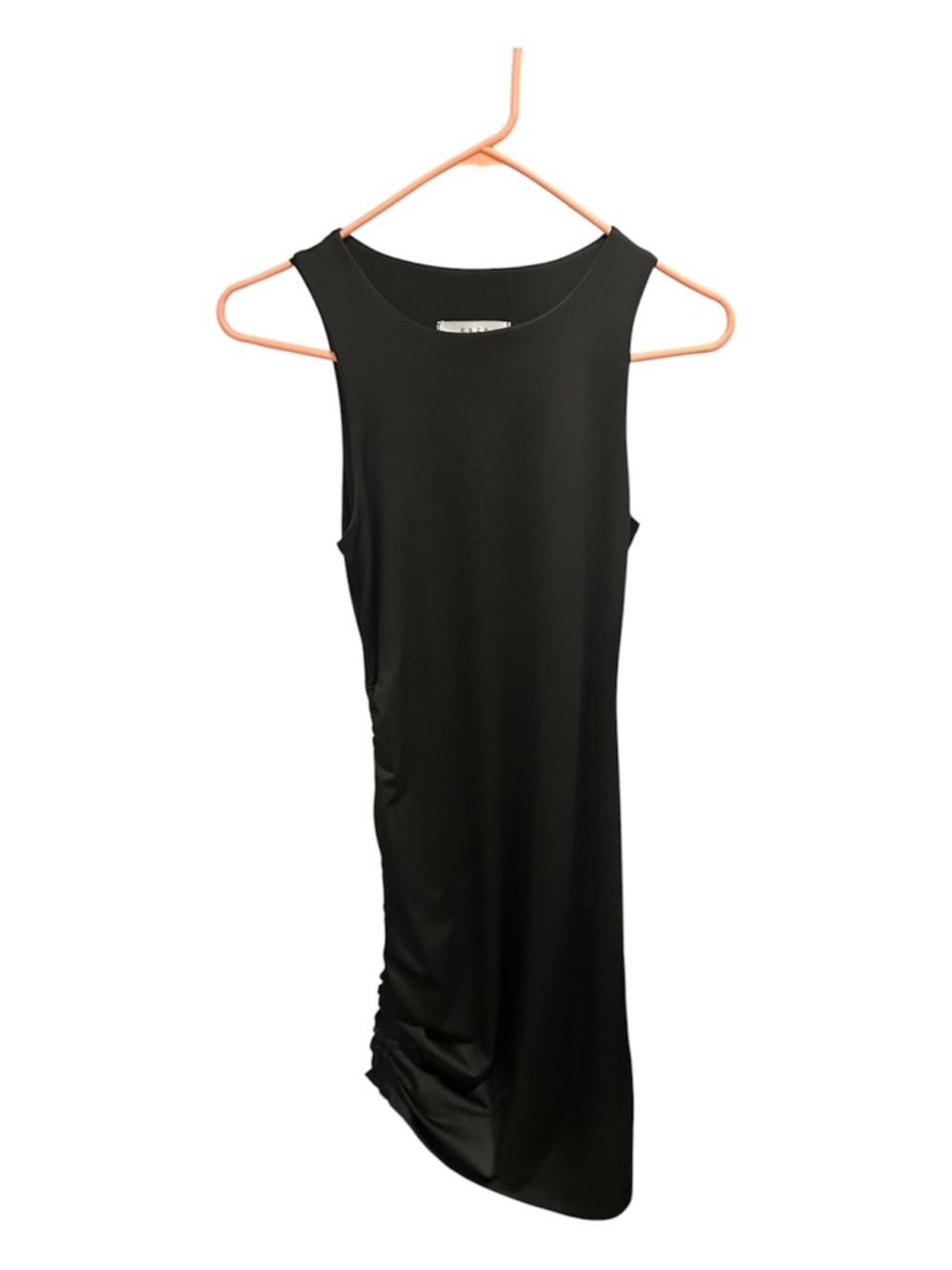 Gaze Sleeveless Black Midi Dress - Modern Minimalist